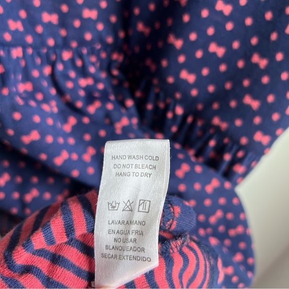 Doe & Rae Pink and Navy Women’s Dress - Size Large - Picture 8 of 16